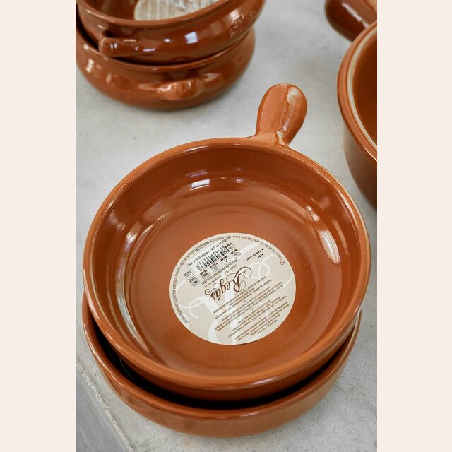 CAZUELA DE CERAMICA CON MANGO REGAS - 17CMS