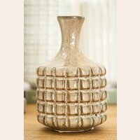 BOTELLA DE CERAMICA CUADRILLE MOKA - ALTURA 16 CMS