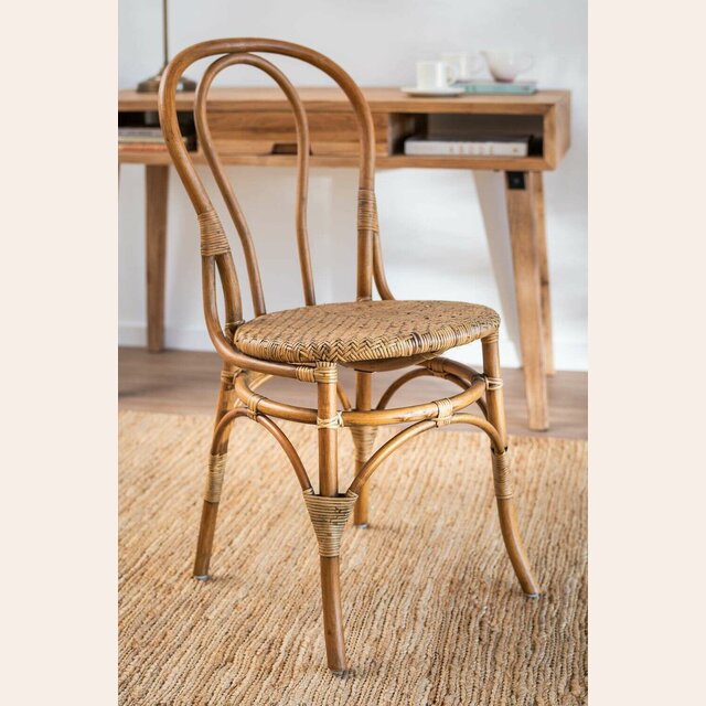 SILLA AMALIA - BAMBOO Y RATTAN - SIKA DESIGN