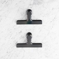 SET 2 CLIPS PARA BOLSAS ACERO INOX TAYLORS - GRANDES - NEGRO