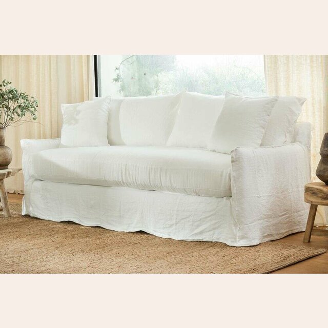SILLON ALMA LINO BLANCO - 2.30 MTS