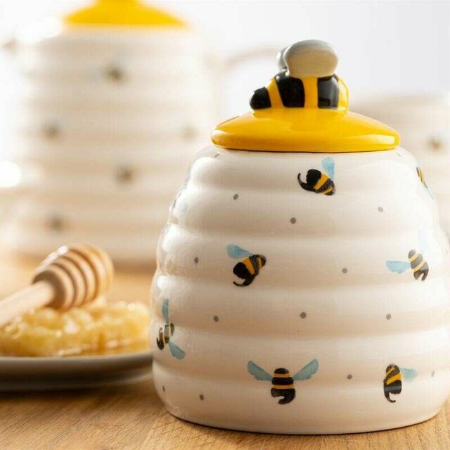 RECIPIENTE PARA MIEL DE CERAMICA PRICE & KENSINGTON - ABEJAS