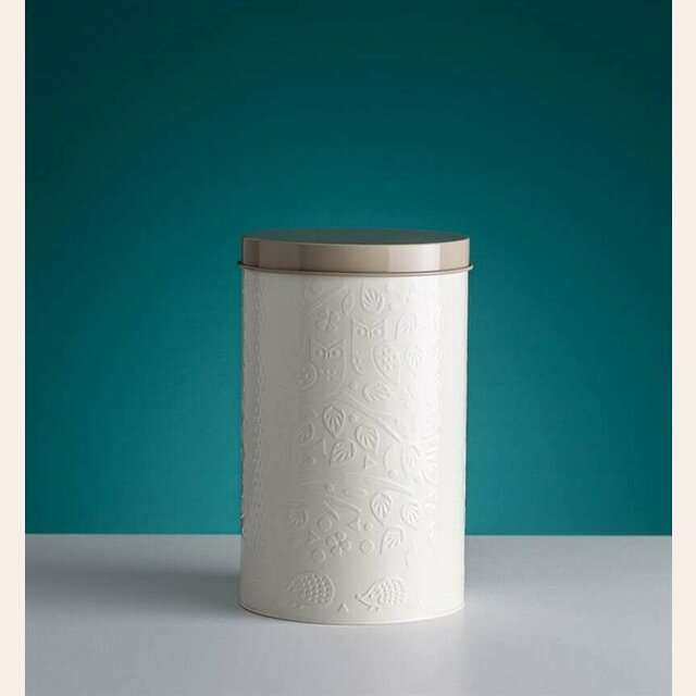 LATA CON TAPA MASON CASH - CREMA