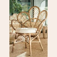 BUTACA SOL - BAMBOO RATTAN Y LINO