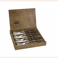 JUEGO 8 CUBIERTOS DE CARNE CON ESTUCHE DE MADERA TRAMONTINA