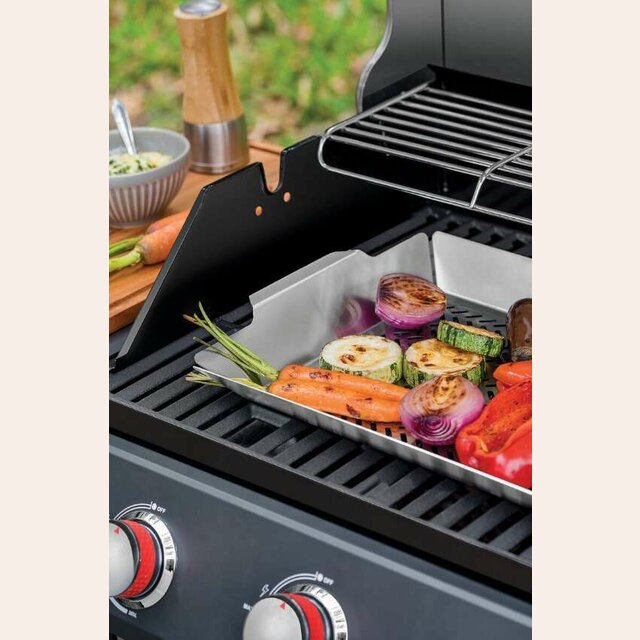 ASADERA GRILL ACERO INOX TRAMONTINA - 47 X 30 CMS 