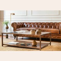 MESA LIVING - HIERRO ORO VIEJO - 1.40 X 0.90 MTS