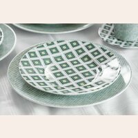 PLATO POSTRE GREEN MIX - 22 CMS