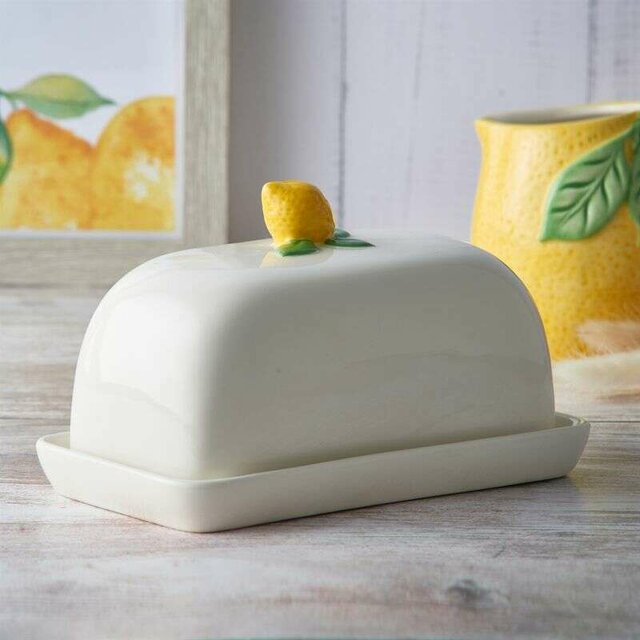 MANTEQUERA DE CERAMICA PRICE & KENSINGTON - LIMON