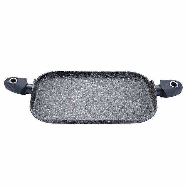 PLANCHA DE ALUMINIO FORJADO Y ANTIADHERENTE ORION - 35.5 X 28 CMS