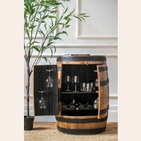 MUEBLE BAR - BARRIL DE ROBLE ANTIGUO