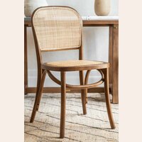 SILLA AUSTRALIA - OLMO AVELLANA Y RATTAN