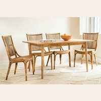 MESA COMEDOR NORDICA - OLMO NATURAL - 1.50 X 0.90 MTS