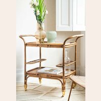 CARRO BAR - BAMBOO Y RATTAN - SIKA DESIGN 
