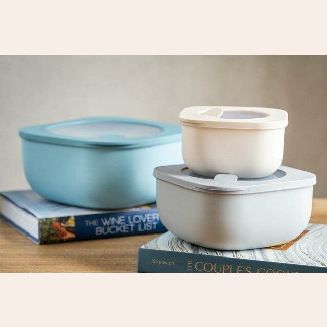 SET 3 RECIPIENTES HERMETICOS GUZZINI