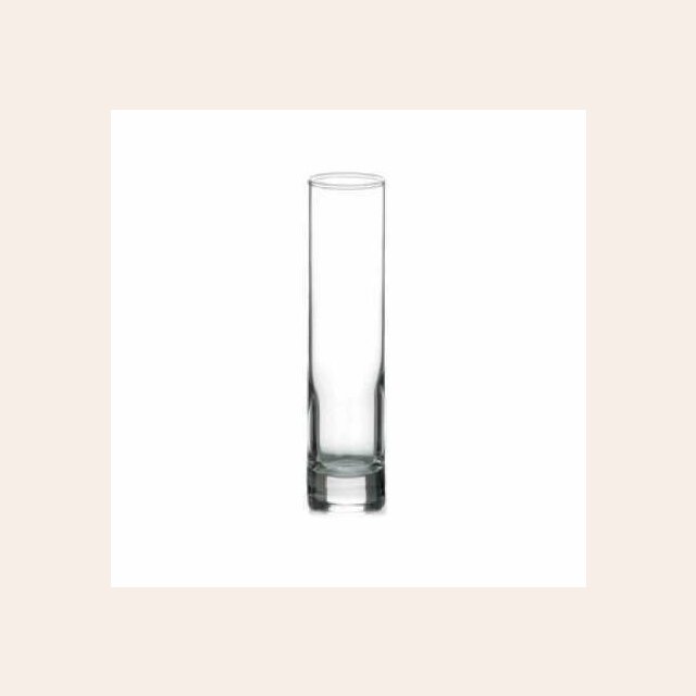 FLORERO DE VIDRIO TUBO - 19 CMS