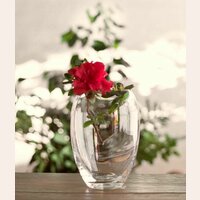 FLORERO DE CRISTAL BOHEMIA