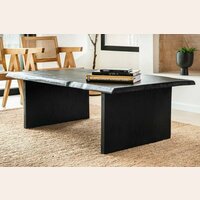 MESA LIVING IRREGULAR - NEGRA - 1.30 X 0.80 MTS