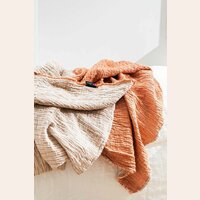 MANTA AUSTRIACA NORI RECYCLING -  ORANGE - 1.80 X 1.30 MTS