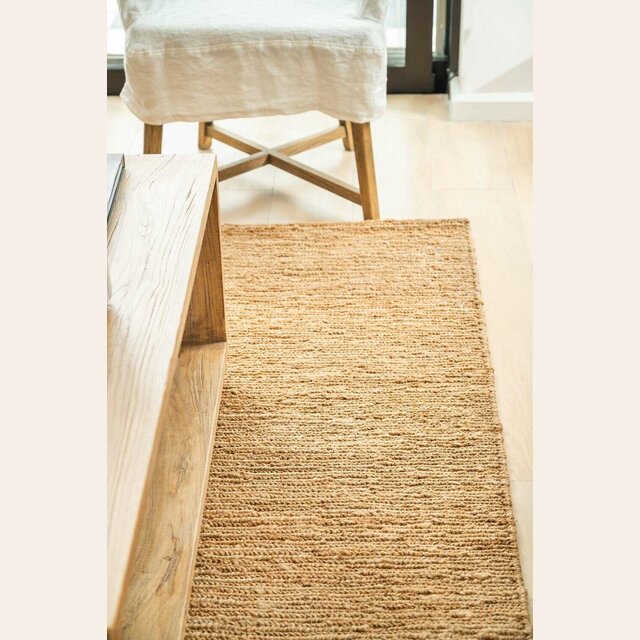 ALFOMBRA DE YUTE NATURAL - 2.50 X 1.70 MTS