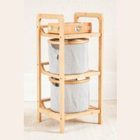 ESTANTERIA DE BAMBOO 3 PISOS