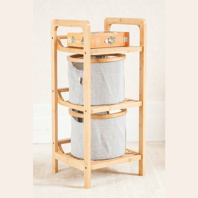 ESTANTERIA DE BAMBOO 3 PISOS