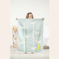 MANTA AUSTRIACA KIDS - DOGS - ACQUA