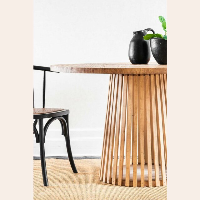 MESA COMEDOR CALIFORNIA - ALAMO Y EUCALIPTUS - 1.20 MTS