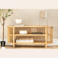 MUEBLE PARA TV OVAL VARILLAS - OLMO MACIZO