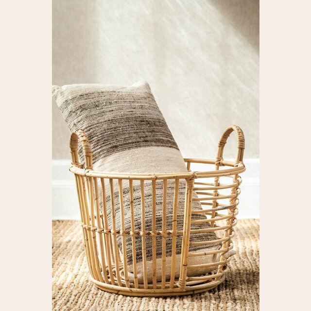 CESTO MALIBU BASKET - NATURAL - 42 X 30 CMS