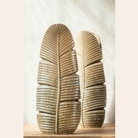 VASIJA HOJA DE CERAMICA - ALTURA 38 CMS