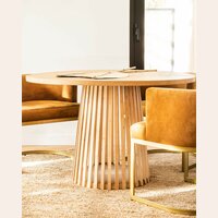 MESA COMEDOR CALIFORNIA - ALAMO MACIZO - 1.20 MTS
