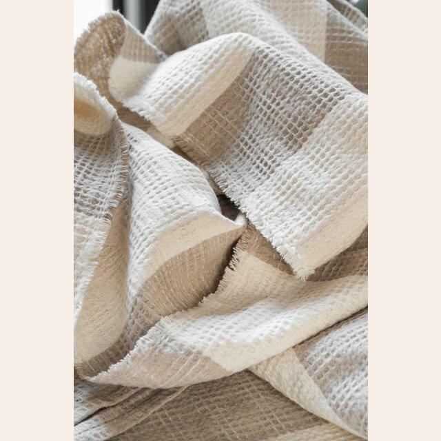 MANTA AUSTRIACA PANAL - BEIGE - 2.00 X 1.40 MTS  