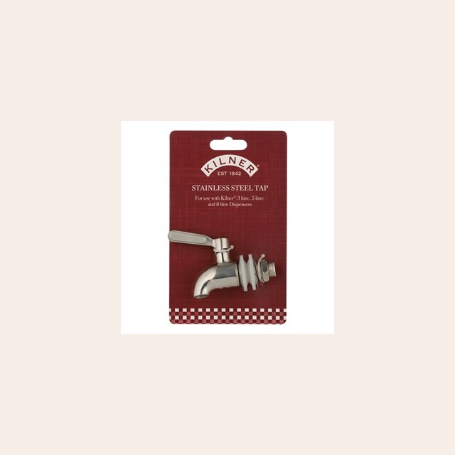 CANILLA DE ACERO INOX PARA DISPENSADOR KILNER