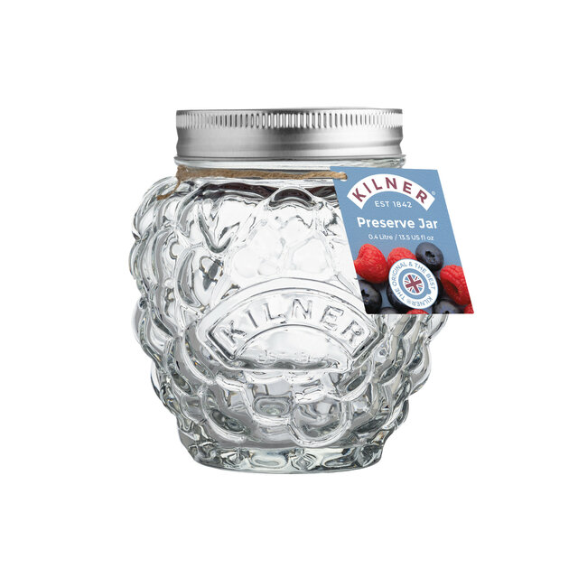 FRASCO PARA CONSERVAS KILNER TAPA ROSCA - 400 ML