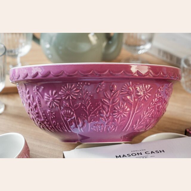 BOWL DE CERAMICA MASON CASH - MARGARITAS - 26 CMS