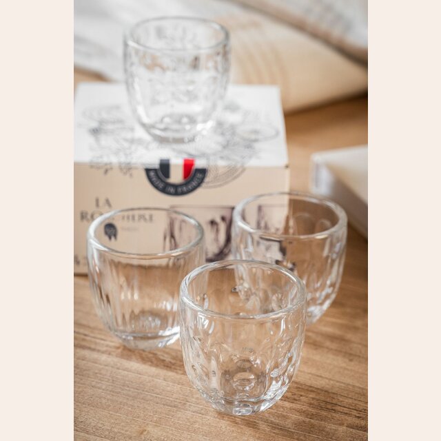 SET 4 VASOS EXPRESSO - LA ROCHERE - 100 CC
