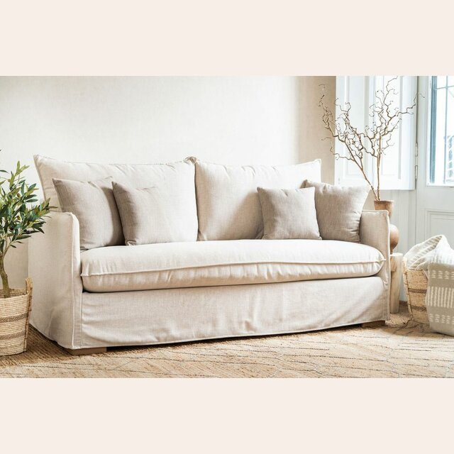 SILLON JOAQUINA - LINO BELGA ANTIMANCHAS