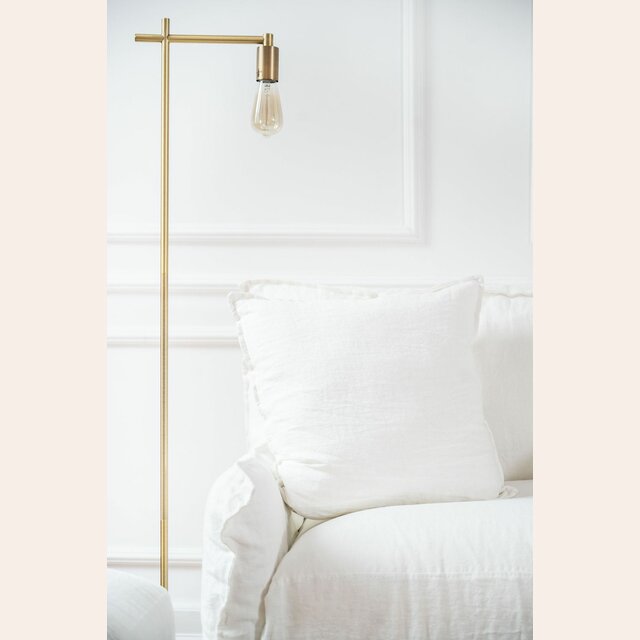 LAMPARA DE PIE GEOMETRICA ORO GOLD