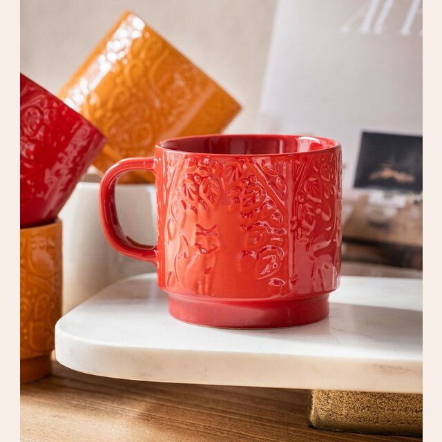JARRO MUG IN THE FOREST MASON CASH - ROJO - 300 CC