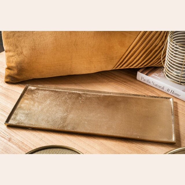 BANDEJA BRONCE VIEJO - 49 X 20 CMS