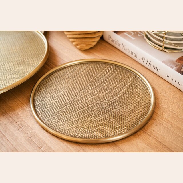 PLATO REDONDO BRONCE - 23 CMS