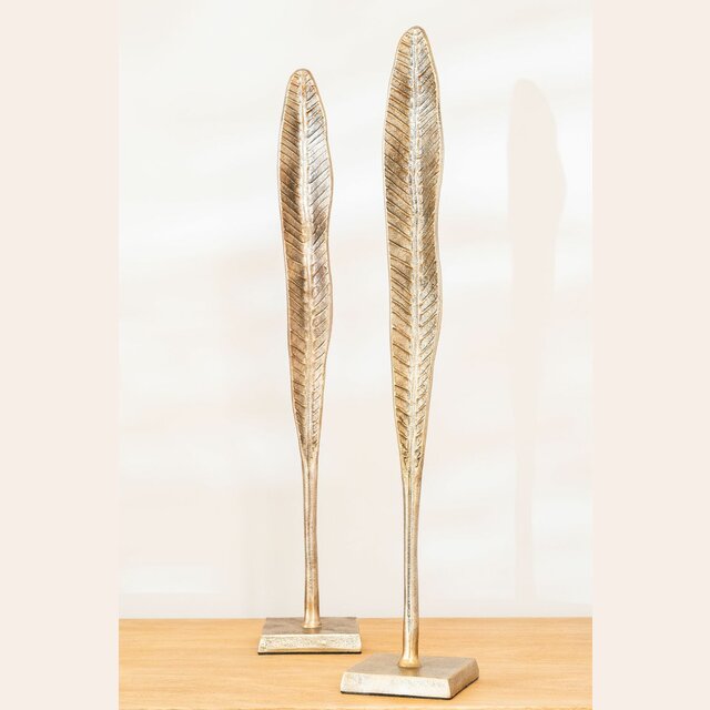 ADORNO PLUMA - BRONCE - 60 CMS