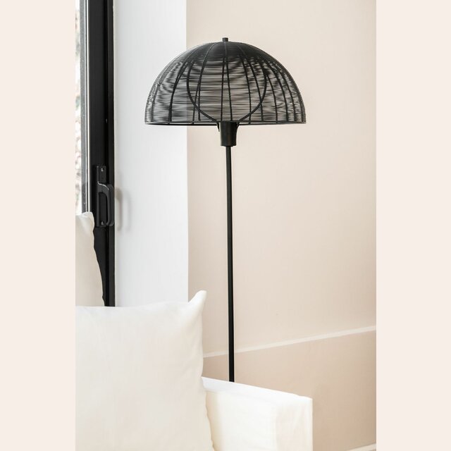 LAMPARA DE PIE HONGUITO MESH - NEGRA