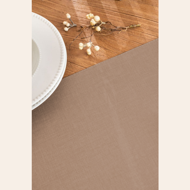 INDIVIDUAL SIMIL CUERO BEIGE 43 X 30 CMS