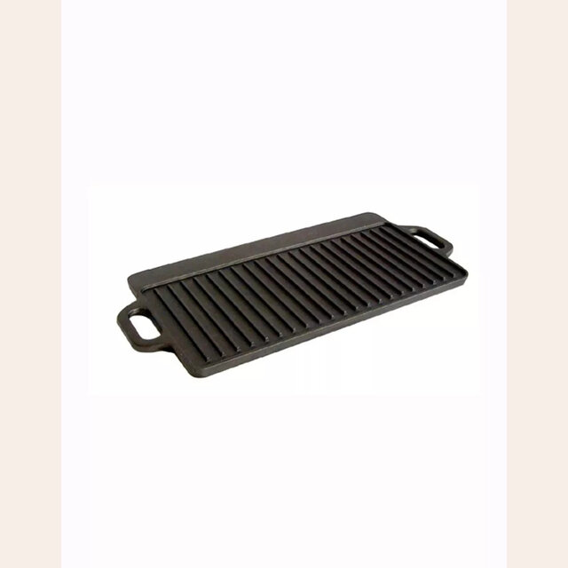 PLANCHA DE HIERRO CON ASAS - 50 X 23 CMS