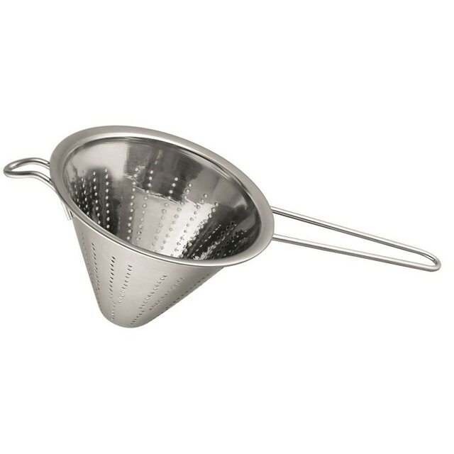 COLADOR CONICO DE ACERO INOX - 24 CMS