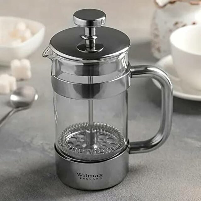 CAFETERA CON PRENSA WILMAX -  340 ML.