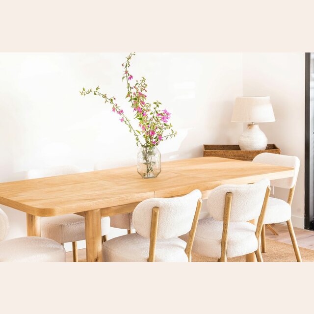 MESA COMEDOR EXTENSIBLE - 1.45 X .090 - EXTENSION 50 CMS