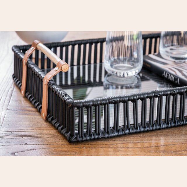 BANDEJA FIBRAS BLACK - 56 X 38 CMS